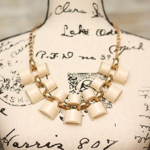 Collar Necklace Gold Metal